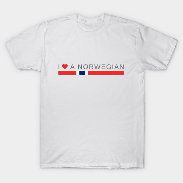 I love a Norwegian | Norway T-Shirt by tshirtsnorway